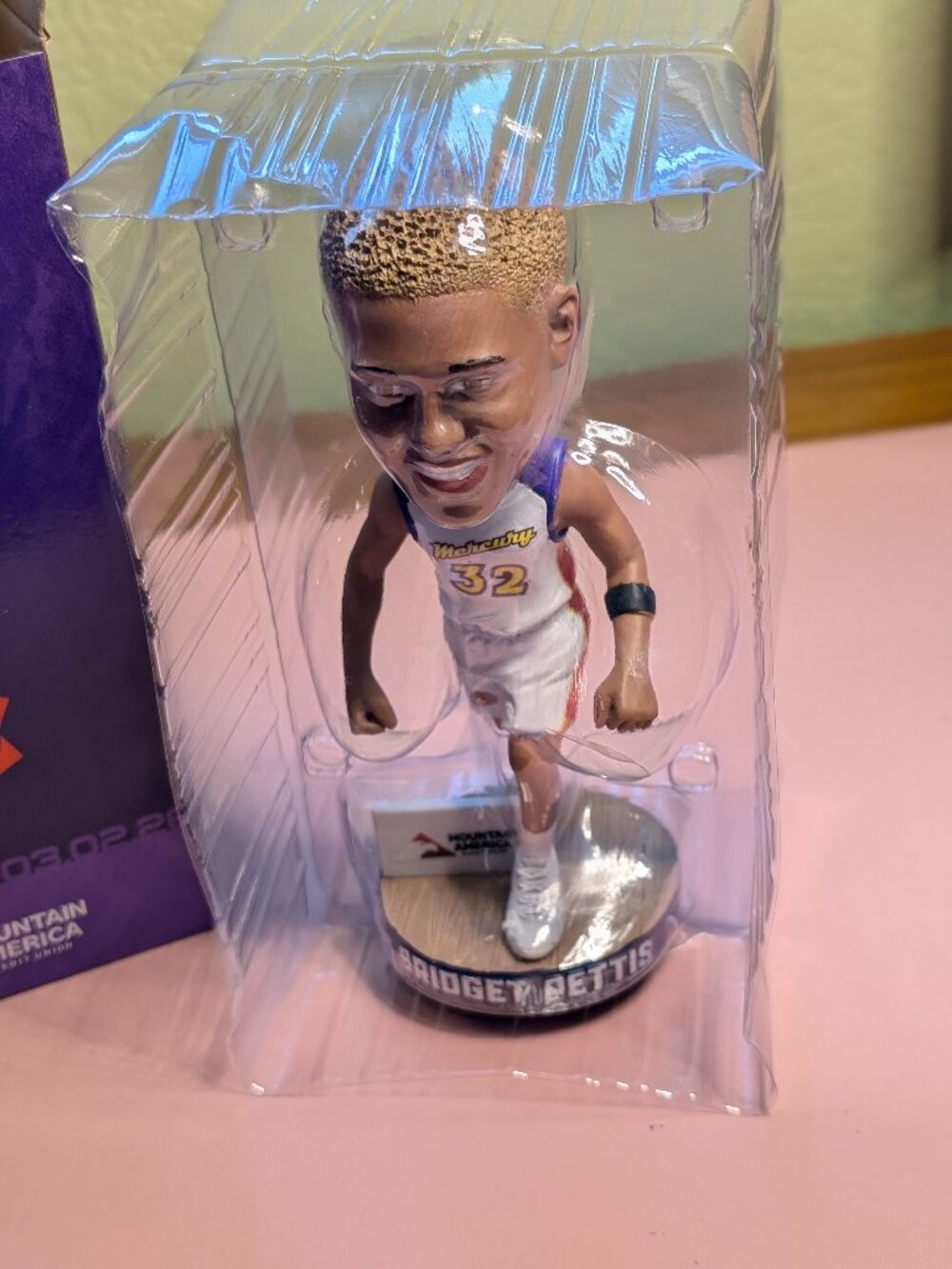 Phoenix Mercury WNBA Bridget Pettis bobblehead